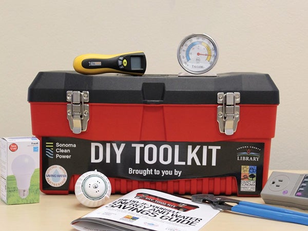 Do-it-yourself toolkit toolbox, tools, and manual